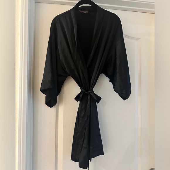 Victoria's Secret Other - Victoria secret black satin robe
